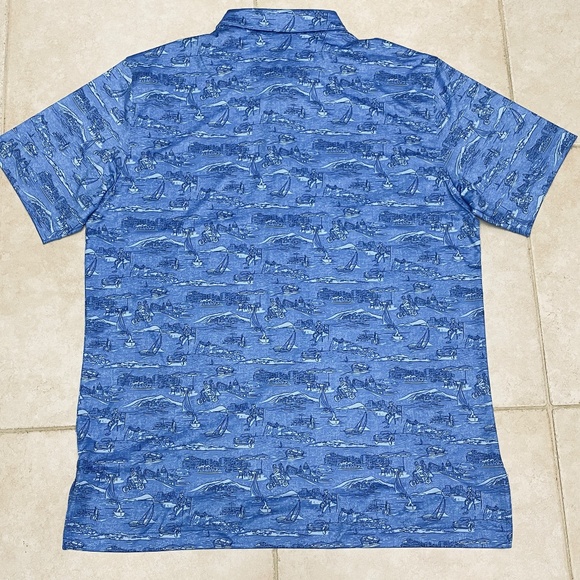 (Sold)Peter Millar Summer Comfort Short Sleeve Golf Polo Shirt Mens Size L - Picture 5 of 5